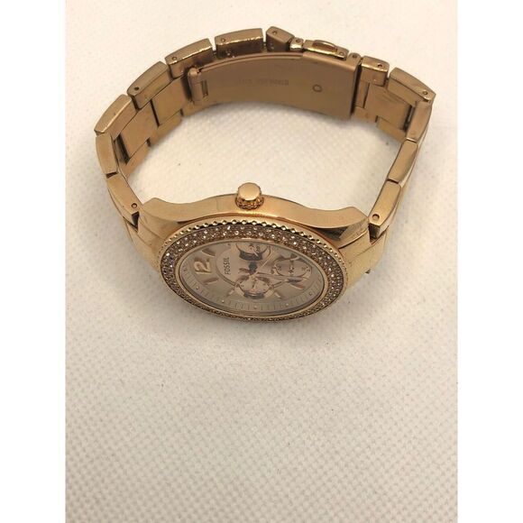 Fossil ES3590 Women's Stainless Steel Analog Dial Quartz Genuine Watch LP248 - Picture 7 of 9